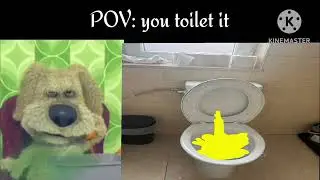 Talking ben becoming sick (POV: you toilet it:)