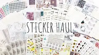 Sticker Haul feat. Honeyinked, Lilac & Paper, Mirimibelle, Panda Bird Design & More!