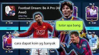 PEMULA WAJIB TAUUU!! CARA DAPATKAN BANYAK COIN-FOOTBALL DREAM BE A PRO
