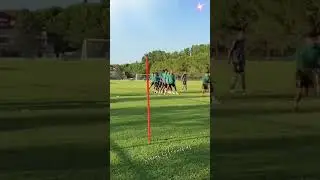 🔰 📢Fun Warm Up Drills For Soccer #football #soccer #fun  #footballtraining