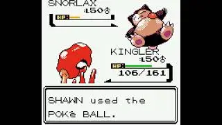 Pok&eacute;mon Gold Version - Catching Snorlax