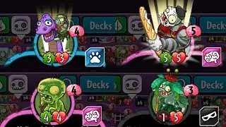 Plants vs Zombies Heroes - Some New Zombie Set 3 Cards (Info in description) | Thinking Cap Gameplay