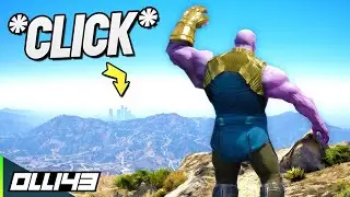 GTA 5 - what happens when Thanos *SNAPS* his fingers in GTA 5!!