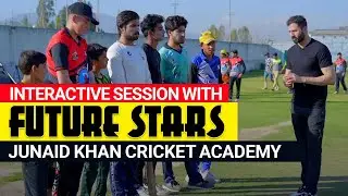 Interactive Session with future stars of My Academy | Junaid Khan Cricket Academy Swabi