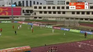 CRAZY SCENES! A Player Kicks The Corner Flag In Half Out Of Anger In The 2025 China League One