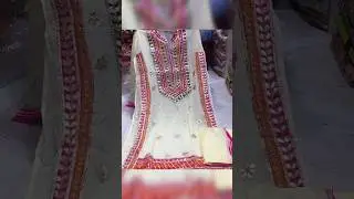 White suit ke sath multicolor lace design || bahut pyare suit design #foryou #fyp #trending #viral