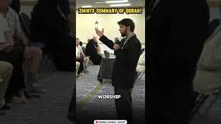 2 minutes summary of Quran   | Dr. Sabeel Ahmed
