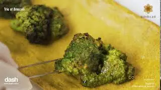 Trio of Broccoli | Ummrao | Indian Restaurant