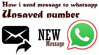 Send whats app message to new number or unsaved number | Techie Kokul