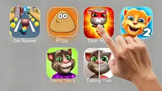Cat Runner, Pou, Tom Hero, Talking Ginger,  Talking Tom 2, Talking Tom.