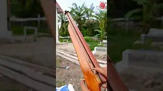 Wooden Slingshot rifle handmade #craft #handmade #diy #shorts