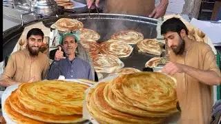  Famous Lachha Paratha Recipe By  Peshawar Street Food | Multi Layered Paratha Recipe | MR ZAKIRFood