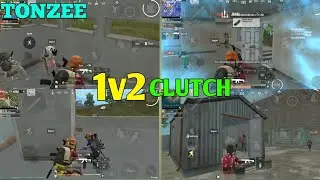 1v2 clutches in pubg mobile || TONZEE GAMING ||