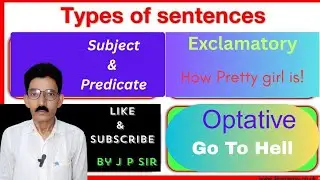 What is Exclamatory Sentence & Optative Sentence with Definition & Examples? #viral #trending #like