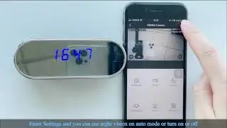 Winperor WH33B hidden camera clock