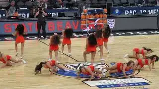 Oregon State Dance Team Halftime Performance PAC-12 Tournament Game 3/8/2023