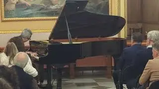 Concerto del Maestro Marcello Giordano Pellegrino a palazzo Spadaro a Scicli (RG)