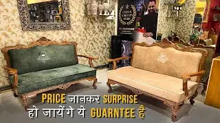 Customized Sofa Set Available, 100% wood |  Wooden Carving Furniture | Anas Handicrafts, Pune