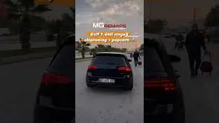 Golf 1.6tdi stage2 chiptuning popcorn