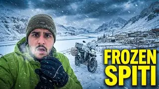 -13 Degree Ki Thand Mein Spiti Bike Ride | Extreme Winter