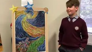 Leo Wallace-Pannell - CatholicCare Award & Students' Choice Award, Christmas Art Exhibition 2018