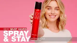 Unbeatable hold for 120 hours. Your style's BFF: Big SexyHair Spray & Stay Intense Hold Hairspray