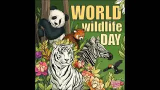 Painting by the numbers-world wildlife day