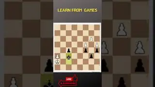 Tactics in Pawn Endgames: Exercise #32 #shorts#short#youtubeshorts #chess
