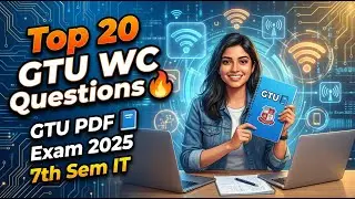 🎓 GTU Wireless Communication | Top 20 Important Questions for 7th Sem IT