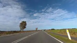 Frederikshavn mod Skagen: Rute 40: Skagensvej: Driving through Denmark: Dashcam Roadshow