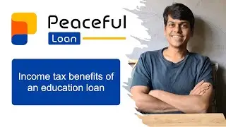 Education loan tax benefits/rebate/exemption/deduction for Study abroad #Section80E #educationloan