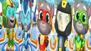 Talking Tom Hero Dash TALKING tom All Outfits Unlocked Gameplay  HD