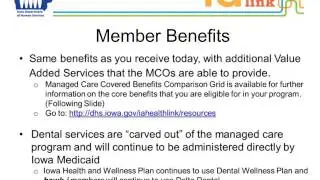 IME Member: Member Eligibility and Benefits - PART 2