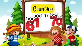 Counting 61 to 70 || Counting with Spelling || counting numbers #counting