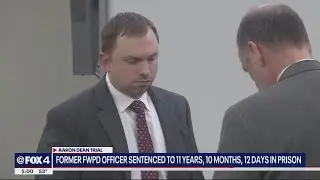 Aaron Dean trial: Former Fort Worth police officer sentenced to 11+ years in prison