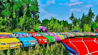 Colorful Cars for Kids 🌈 | Learn Colors with Toy Cars | #cocomelon #kidstoys 