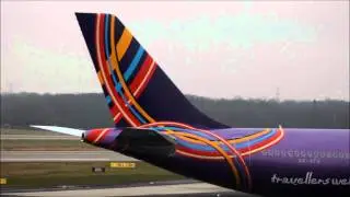 Etihad Airways A330 visit Abu Dhabi special colours at D&uuml;sseldorf (Watch in HD)