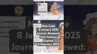 New code 8 january 2025 journey renewed fate fantasy & redeem codes #journeyrenewed #shortvideo