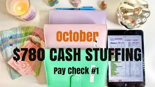 Cash Envelope Stuffing | Low Income Budget | CANADIAN CURRENCY | OCTOBER 2021