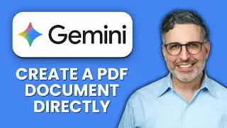 How to Create a PDF Document Directly in Gemini AI Effective Way 📄 Fast Export & Clean Formatting
