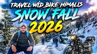 Solo Ride🏍️ in extreme cold ❄️🥶 weather ! Winter snow 🌨️ 2k26 enjoy 😉😍