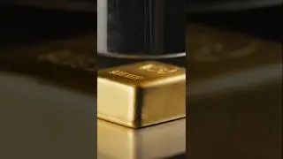 gold bar VS hydraulic press