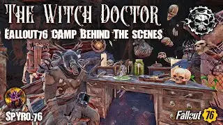 Fallout 76 Camp Behind The Scenes | Cranberry Bog Halloween Camp