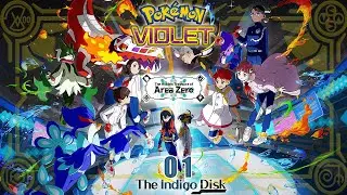 The Indigo Disk: 01 Pok&eacute;mon Violet DLC (Switch 1) / Main Story Gameplay No Commentary
