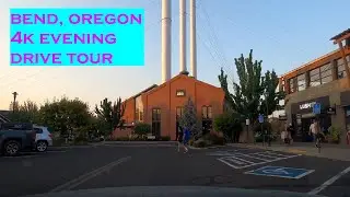 Bend, Oregon | 4k Evening Drive Tour