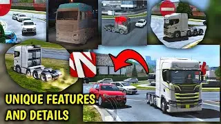 🚚Unique Features And Details Part -2 In Truckers Of Europe 3 By Wanda Software 🏕 | Truck Gameplay