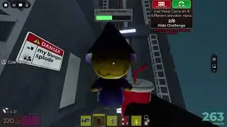 How to open the secret room in the Falling elevator floor #regretevator