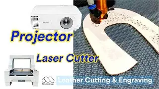 Projector Cutting Machine | Laser cutting & laser engraving leather