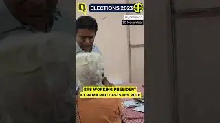 Telangana Elections: BRS Working President KT Rama Rao, Family Cast Their Vote #shorts