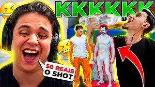 TENTE N&Atilde;O RIR!!😂 PAULINHO ENCONTROU O FREDDIE MERCURY no GTA RP (Modder clips)